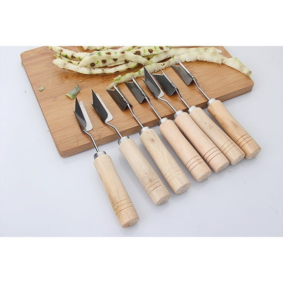 HEALEEP 7-Piece Pineapple Peeler Set with Innovative Design for Easy Outdoor Use and Fruit Preparation