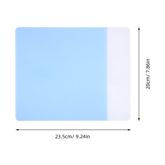 HEALEEP Acrylic Gaming Mouse Pad 9.3 x 7.9 Inches, Smooth , Non- Base ...
