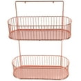 thumbnail image 1 of HEALEEP Bathroom Decor No Punching Rack 32X25X9.2CM Rose Gold, 1 of 8