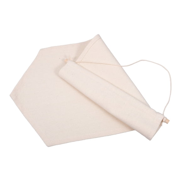 HEALEEP Canvas Pin Display Banner for Storage Safe and Reusable Beige Color Wood and Canvas Material