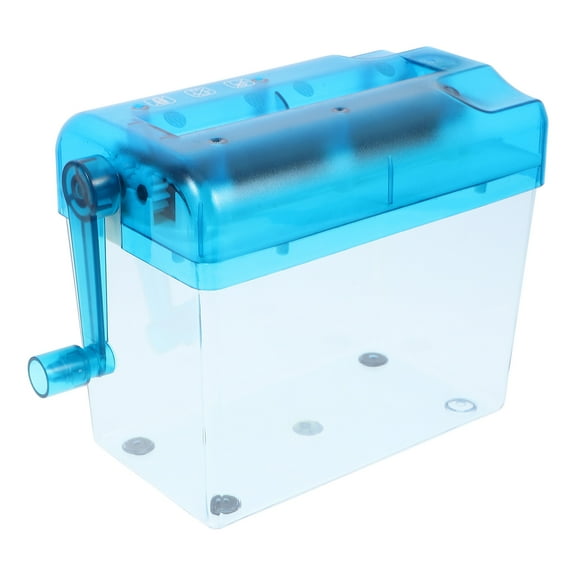 HEALEEP Convenient Hand Shredder Household Paper for Office Shredders Blue