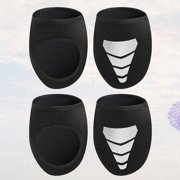 HEALEEP Reflective Cycling Shoe Covers, Multi-Color, 2 Pairs for Enhanced Visibility and