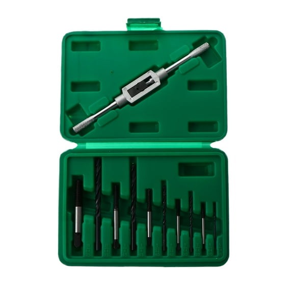 HEALEEP Damaged Screw Extractor 11Pcs Box High Speed Steel For Screw Removal Stud Removal Diy Projects 7.7X1In
