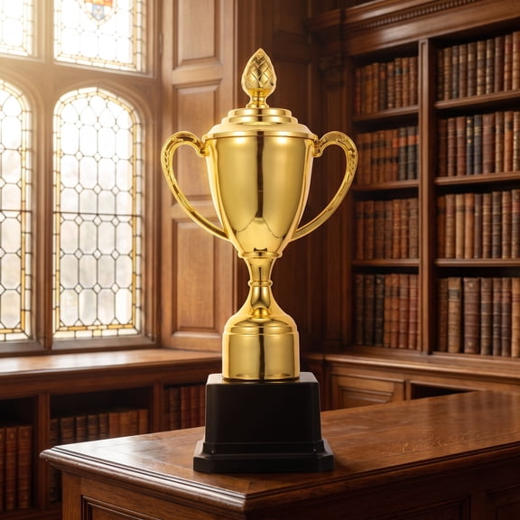 HEALEEP Plastic Trophy Cup Award for Company Events, Sports, Employee Recognition, Celebrations, and Achievement Prizes