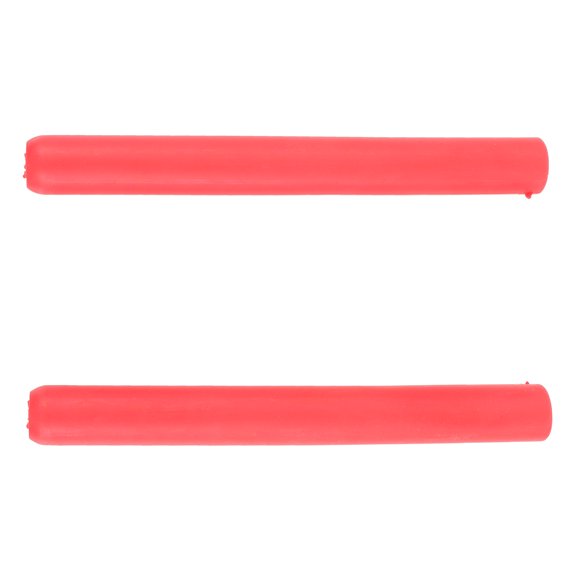 HEALEEP 2-Pack Red Silicone Drumstick Covers for Quiet Drum Practice, Noise Reduction and Enhanced Grip