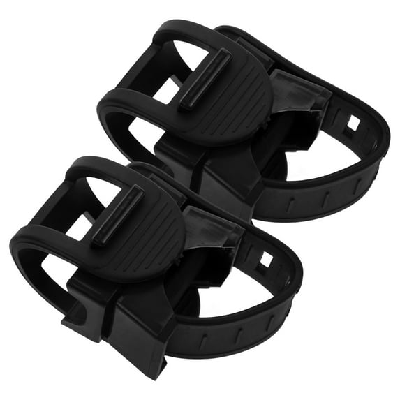 HEALEEP Durable Black Cane Holder for Wheelchair or Mobility Scooter Easy Install Plastic Rack for Daily Use