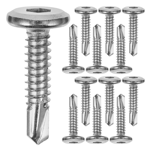 HEALEEP Fencing Nails 20Pcs for Construction Projects Self-Tapping 1.0x1.0x0.4in