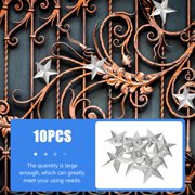 HEALEEP Sturdy Five-Pointed Star Stamping Accessories for DIY Projects 10Pcs
