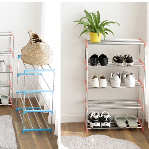 HEALEEP Freestanding Shoe Organizer Multi-layer 1Pack For Home Use 47x26x56cm Pp Stainless Steel