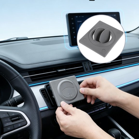 HEALEEP Gray Plastic Dashboard Air Outlet Vent for Cars Trucks Rvs with Easy Installation Feature