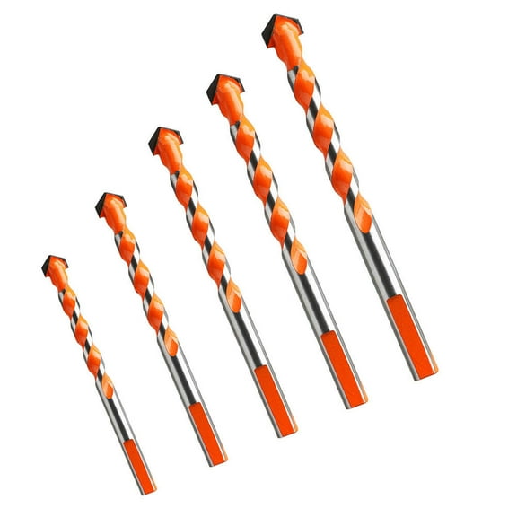 HEALEEP High Speeds Alloy Construction 5Pcs Ceramic Drill Bits For Tile Building Engineering