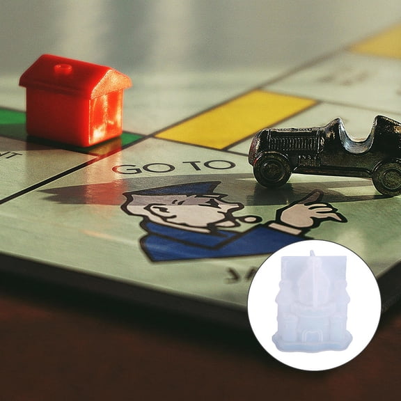 HEALEEP House Statue Mold 1Pcs for Diy Lovers and Children Creative Crafting Projects