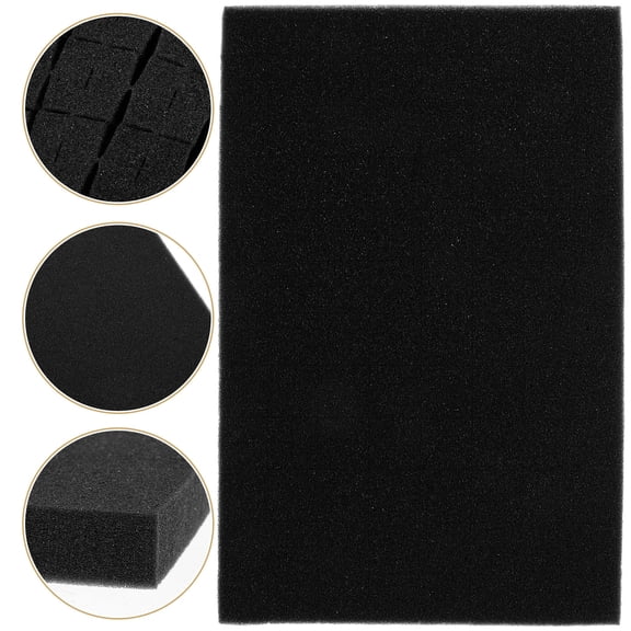 HEALEEP Black Hydroponic Sponge Tray for Home Vegetable Planting, Lightweight, , 8x5.5 Inches