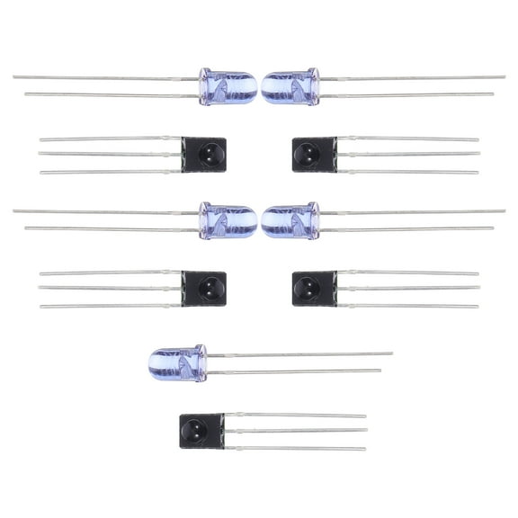 HEALEEP IR Receiver Emitter 5Set with Voltage 2.7-5.5V and Frequency 38 KHz