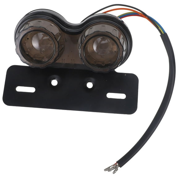 HEALEEP LED Motorcycle Tail Light Brake Light for Motorcycles Black ABS Steel Iron Easy Installation 12V