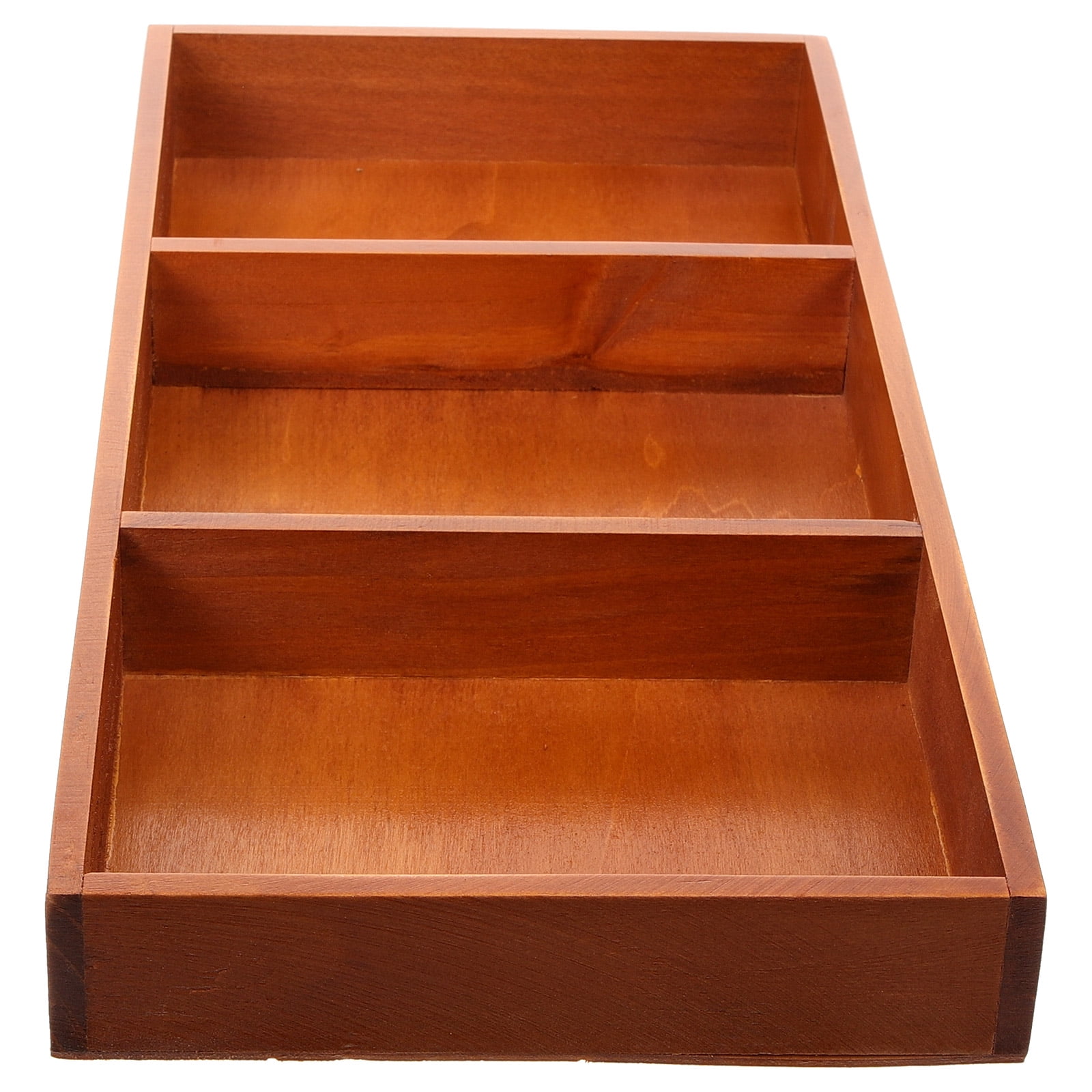 HEALEEP Light Brown Wooden Planter Box for Home Durable MultiGrid ...