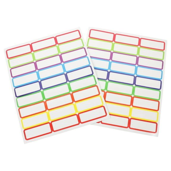 HEALEEP Magnetic Dry Erase Labels 54-Pack for Organizing and Efficient Memo Taking on Whiteboards and Fridges