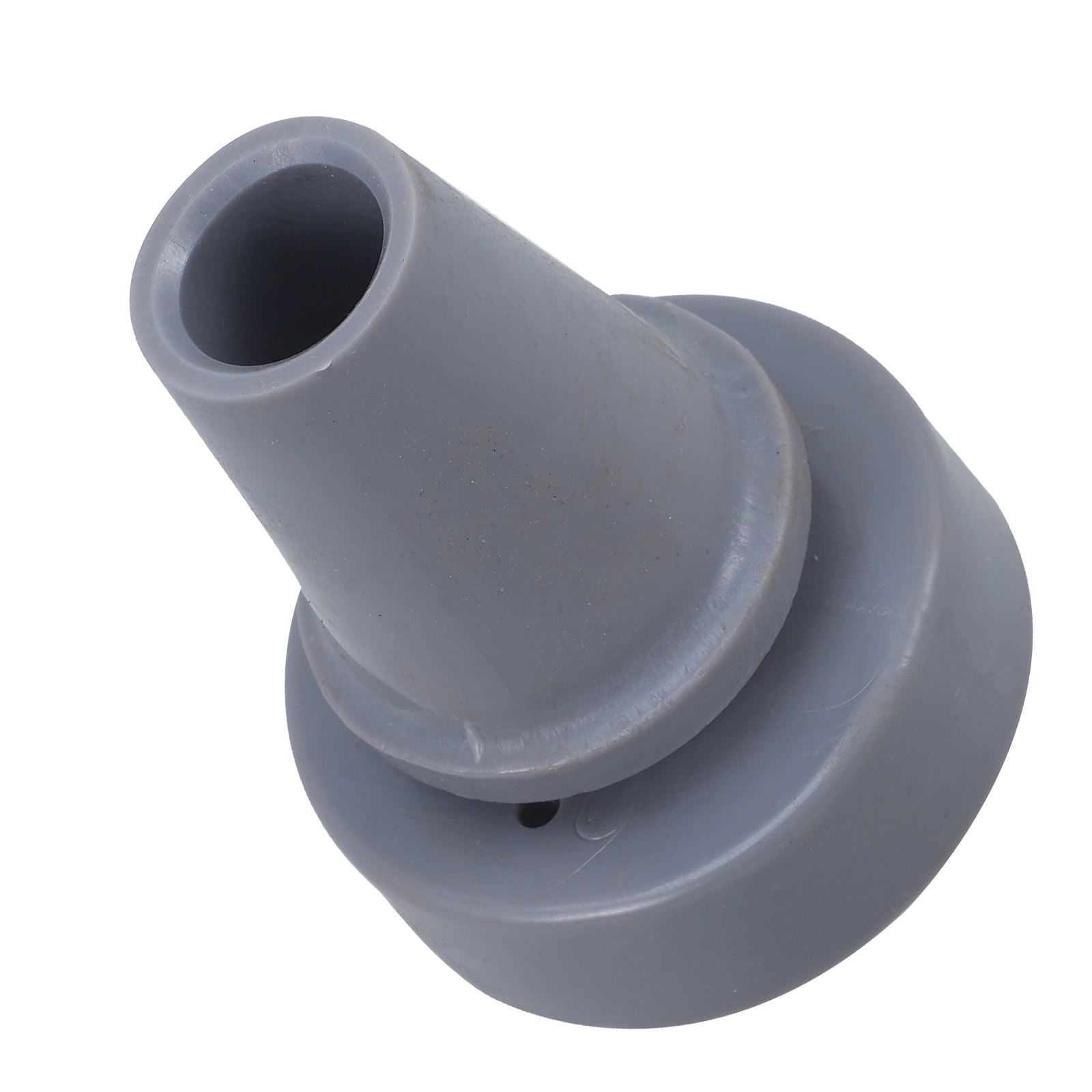 HEALEEP Nonskid Plastic Cane Tips for Walking Sticks with Durable Grey Design Fits Most Poles 0.75 Diameter