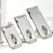 HEALEEP 2-Pack Stainless Steel Door Hasp Lock with Concealed Screws for Enhanced Security and Door