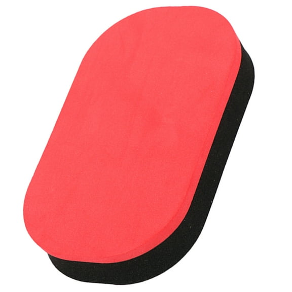 HEALEEP Red Rectangular Scrubber Sponge 1Pack for Table Tennis Rubber Sheet Maintenance 3.8x2.4x0.9in