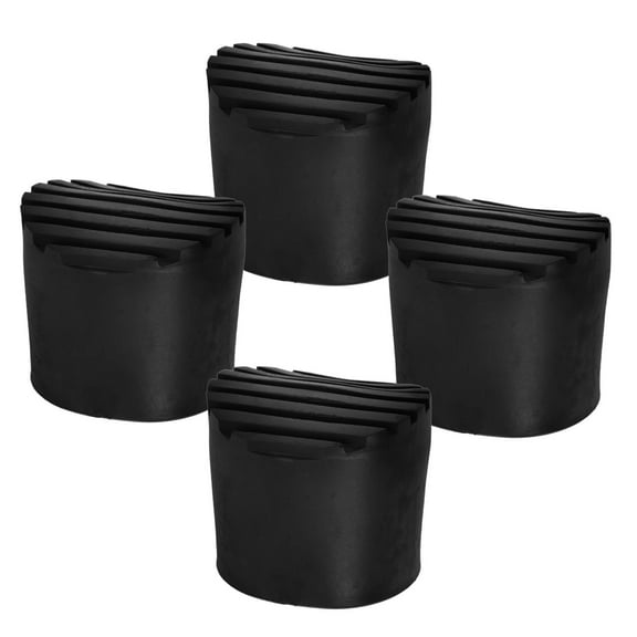 HEALEEP Rubber Ladder Caps 4Pcs Round Shape for Ladder Parts Non-skid and Functionality Indoor Use
