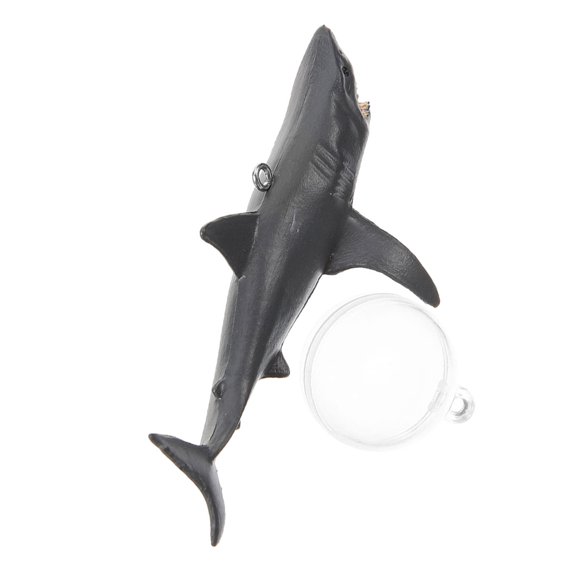 HEALEEP Shark Floating Aquarium Ornament with Adjustable Rope Length PVC