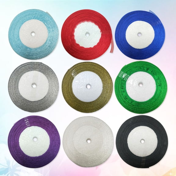 HEALEEP Tassel Ribbon Organza Ribbon for Floral Arrangements and DIY Crafts in 12MM Width with 50 Yards Length