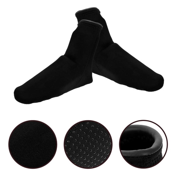 HEALEEP Neoprene Water Socks for Men and Women, 1 Pair Beach, Diving, Surfing, Swimming, Water Sports Gear