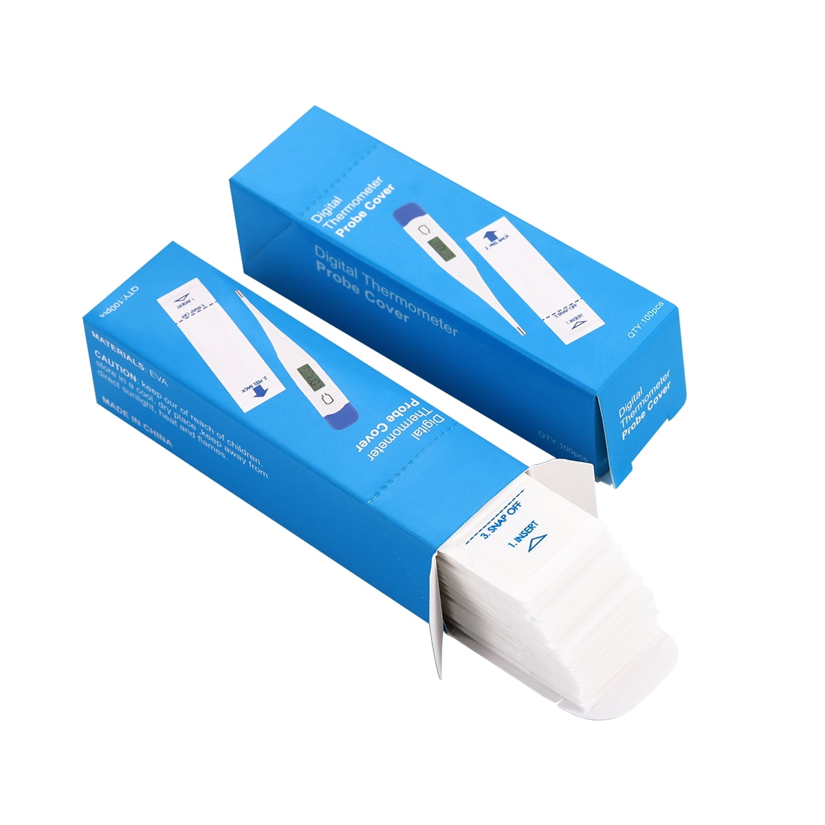 HEALLILY 200pcs Safe Digital Thermometer Disposable Sterile Universal Electronic Thermometer Cover