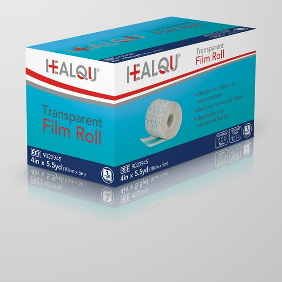 Tattoo Aftercare Bandage - 4 in x 5.5 yd Roll of Second Skin Tattoo Cover up Patch - Latex Free Tattoo Wrap for Effective Skin Protection - Transparent Film Dressing Waterproof Tattoo Cover