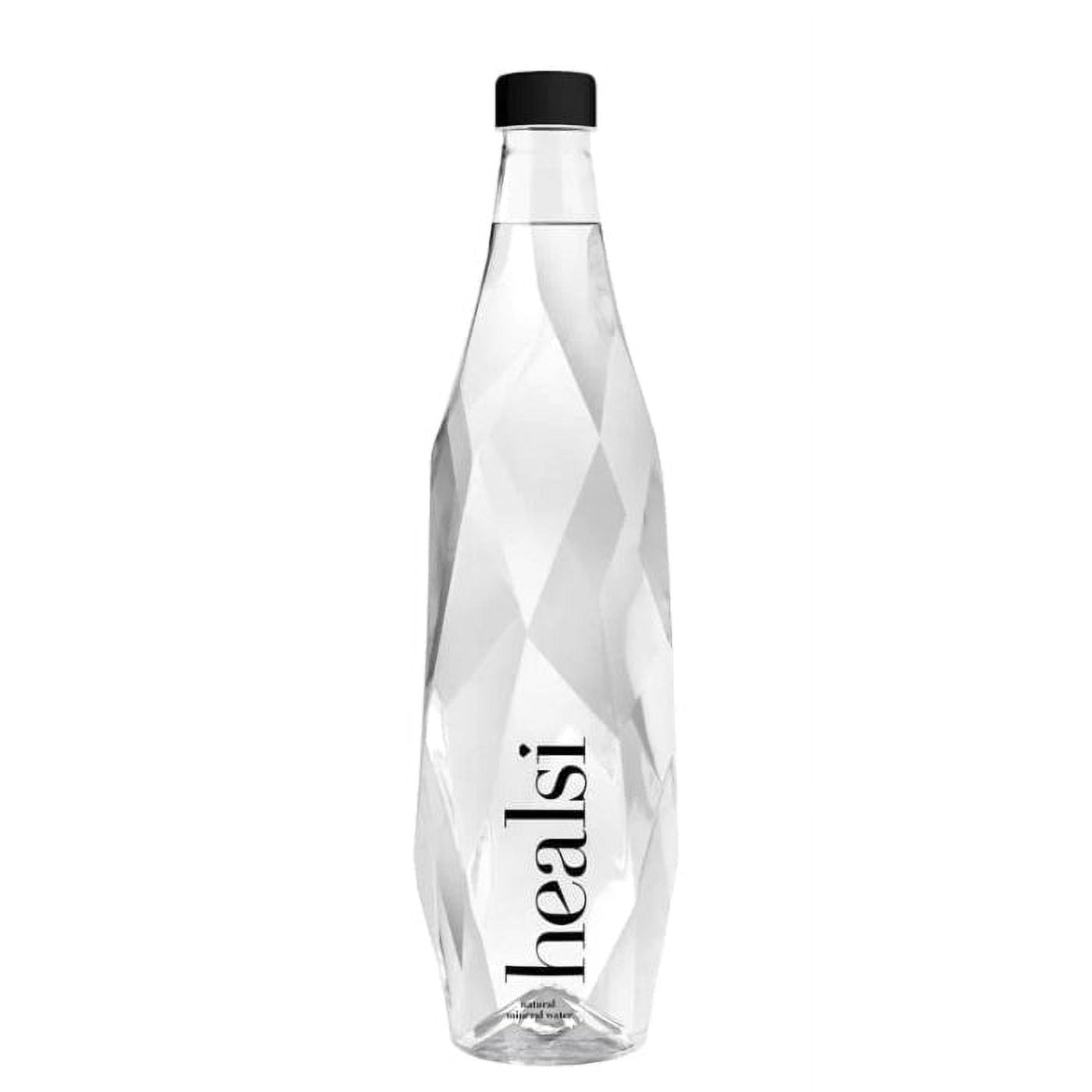 Botella Agua Cristal Healsi 40cl - Etiqueta adhesiva todo color, botella de agua  cristal 
