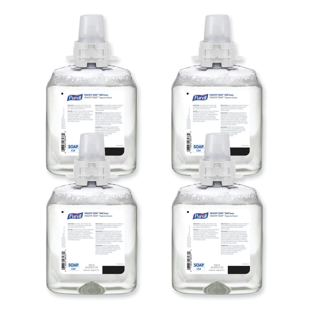 HEALTHY SOAP 1,250 mL Mild Foam Refill For CS4 Dispensers - Fragrance-Free (4/Carton)
