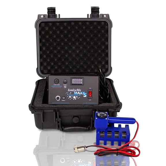 HEALTHandMED IonizeMe Maxx 5 Ionic Foot Bath Detox Machine  Most Powerful 5A, 20V Heavy Duty Foot Massager Spa, Foot Spa, Basic Package, 5-Year Warranty, Made in USA