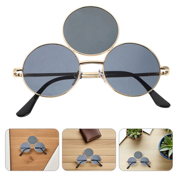 HEANUJJ 1 Pack Funny Eyeglasses for Stage Performance Trendy Black for Performers