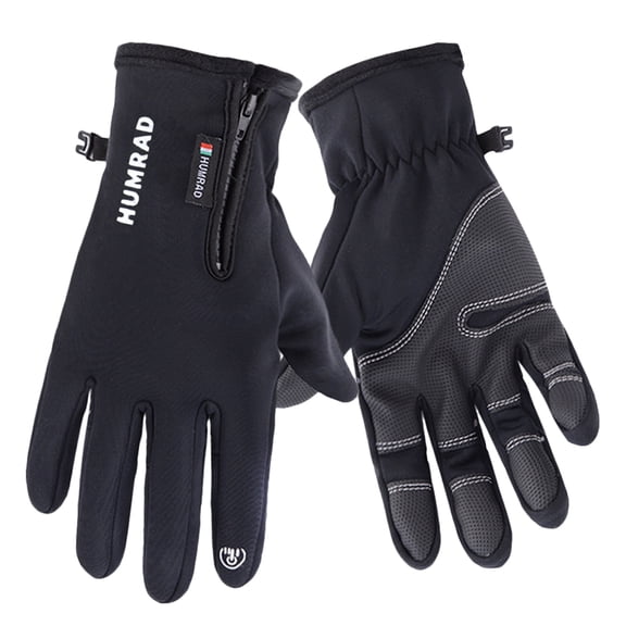 HEANUJJ 1 Pair Black Winter Gloves Non- for Outdoor Activities Riding Hiking Skiing