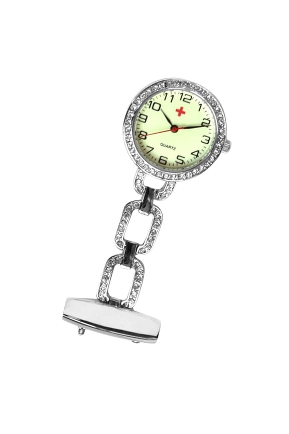 1 Pc Retro Rhinestone Watch Portable Round Watch for Gifting Friends