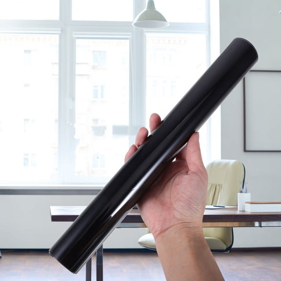 HEANUJJ Black Static Cling Window Film for Home Privacy and Uv Sunlight Blocking