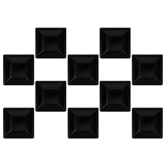 HEANUJJ 1 Set Black Plastic Square Deck Post Caps for Outdoor Use, Weather Resistant, , Easy Installation