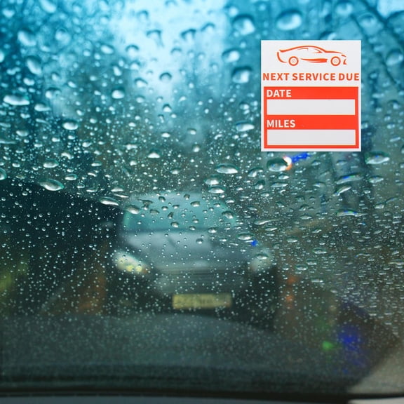 HEANUJJ Date Stickers Next Service Due Labels Assorted Color 10 Sheets