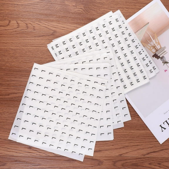 HEANUJJ 1000Pcs Bar Code Label Roll Easy Stick Size Tags for Cloth Hats Shoes Multi Use