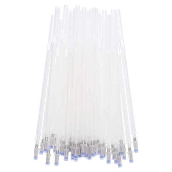 HEANUJJ 100Pcs White Heat Erase Pen Refills for Fabric Pattern Marking Sewing Quilting Embroidery Use