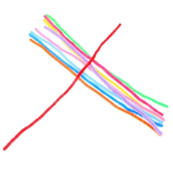 HEANUJJ Chenille Stems Handcrafting Iron Wire Assorted Color 100Pcs