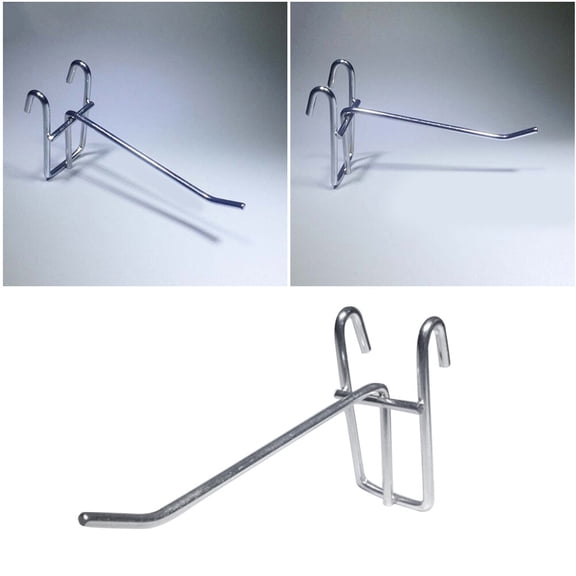 HEANUJJ 10PCS Peg Board Hooks Hanging Iron for Homeowners and Campers Use
