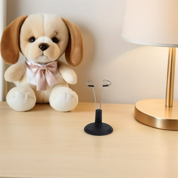 HEANUJJ 10Pcs Black Action Figure Display Stand Adjustable Puppet Holder for Collectors and Home