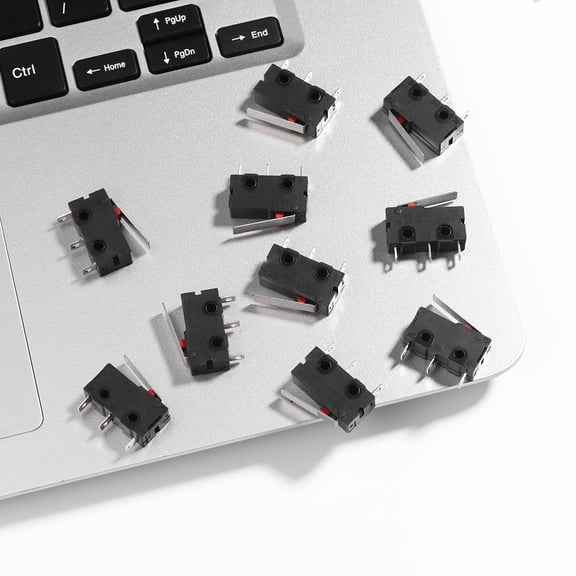 HEANUJJ 10Pcs Durable Micro Switch 125V 5a Nc No for Audio Devices and Business Machines