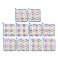 thumbnail image 1 of HEANUJJ 10Pcs Polka Dot Dish Cloths for Kitchen Cleaning Reusable and Absorbent, 1 of 7