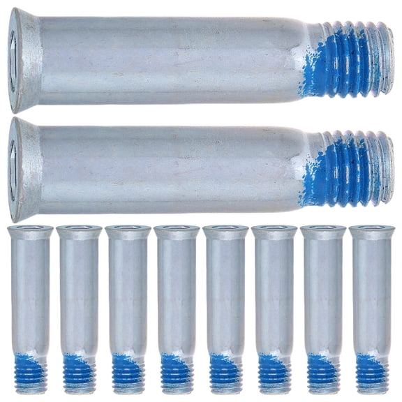 HEANUJJ 10Pcs Plated Silver Roller Skating Spikes Lightweight Durable Replacement Spikes for Stable Traction