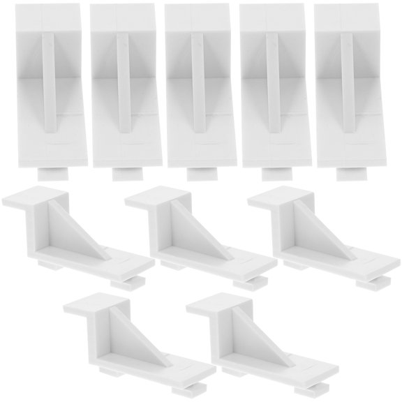 HEANUJJ 10pcs Shelf Support Clips for Metal Shelving in Household Users Appliance Maintenance