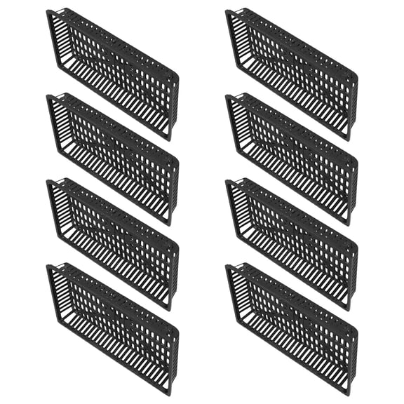 HEANUJJ 10Pcs Round Black Aquatic Planting Basket for Aquarium Plants Root Growth