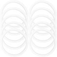 thumbnail image 1 of HEANUJJ 10Pcs Silicone Jar Seals White Replacement Rings for Liquid Proof Storage, 1 of 8